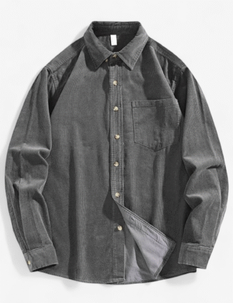 Pure Cotton Corduroy American Shirt