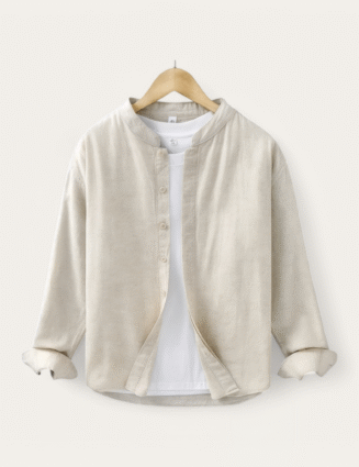 Loose fit breathable long sleeve retro top