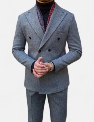 Office Double Breasted  Suit