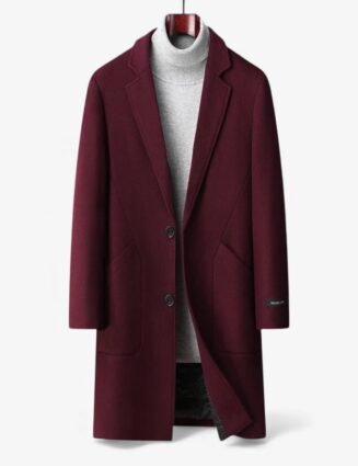 Old money double breasted coat